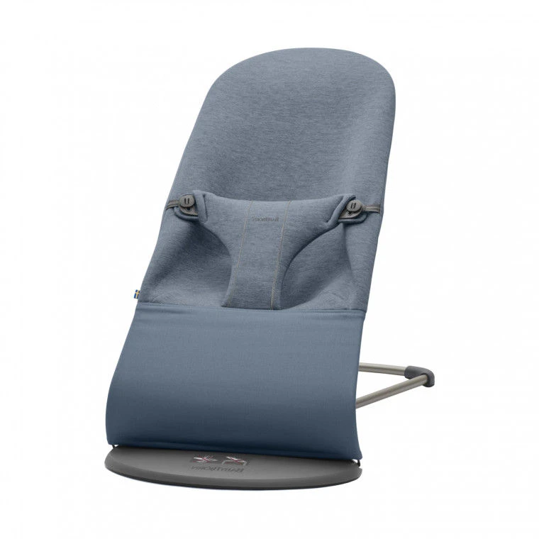 BabyBjörn Bliss Jersey Wipstoel 3D BabyBjörn Bliss Jersey Wipstoel 3D -Winkel Voor Kinderwagens En Accessoires babybj rn bliss jersey wipstoel 3d duifblauw