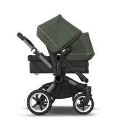 Bugaboo Donkey 5 Duo Graphite - Midnight Black - Forest Green -Winkel Voor Kinderwagens En Accessoires bugaboo donkey 5 duo graphite midnight black forest green 3