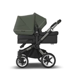 Bugaboo Donkey 5 Duo Graphite - Midnight Black - Forest Green -Winkel Voor Kinderwagens En Accessoires bugaboo donkey 5 duo graphite midnight black forest green 6
