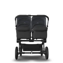 Bugaboo Donkey 5 Twin Black - Midnight Black - Stormy Blue -Winkel Voor Kinderwagens En Accessoires bugaboo donkey 5 twin black midnight black stormy blue 9 2
