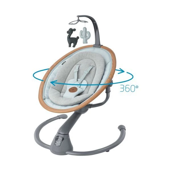 Maxi-Cosi Cassia Elektrische Wipstoel Maxi-Cosi Cassia Elektrische Wipstoel -Winkel Voor Kinderwagens En Accessoires maxi cosi cassia wipstoel essential grey 2